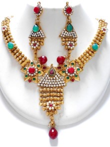 Polki Necklace Set